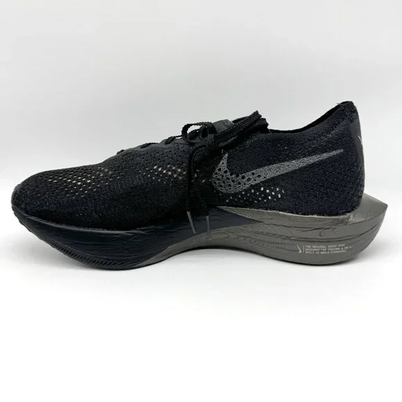Nike Mens ZoomX Vaporfly 3 Black Olive Aura Running Shoes Sz 10.5 NEW HV6351-001 - Picture 6 of 11